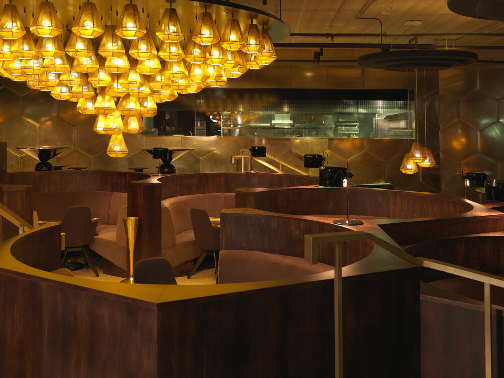 Chelsom partner with Tom Dixon to create bespoke lighting scheme for the Eclectic Restaurant, Paris
