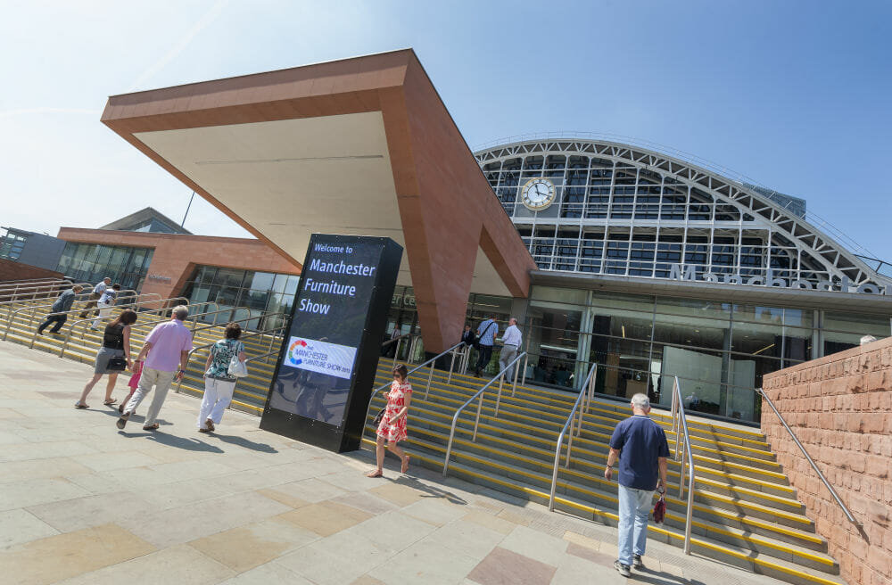 Ramadan observance at Manchester Furniture Show 2014