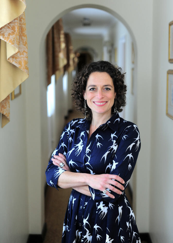 Alex Polizzi and Mitre Linen makeover a 13th Century Inn