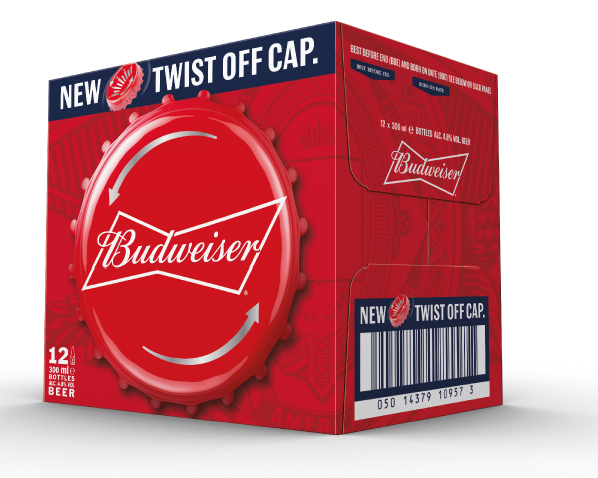 BUDWEISER TO LAUNCH TWIST-OFFS IN THE UK