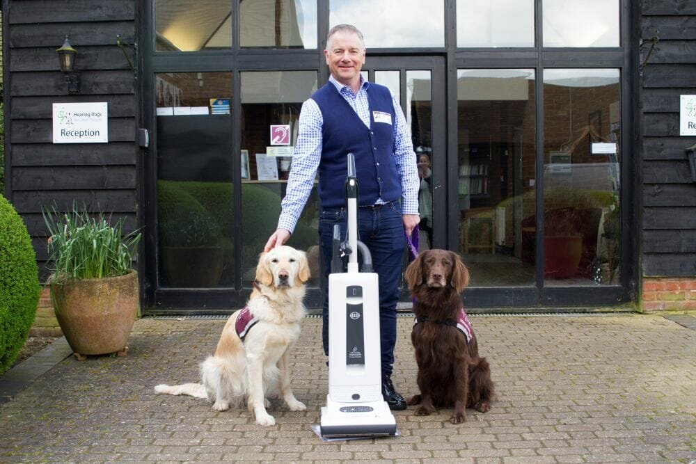 SEBO helps Hearing Dogs for Deaf People by donating five X1.1 vacuum cleaners