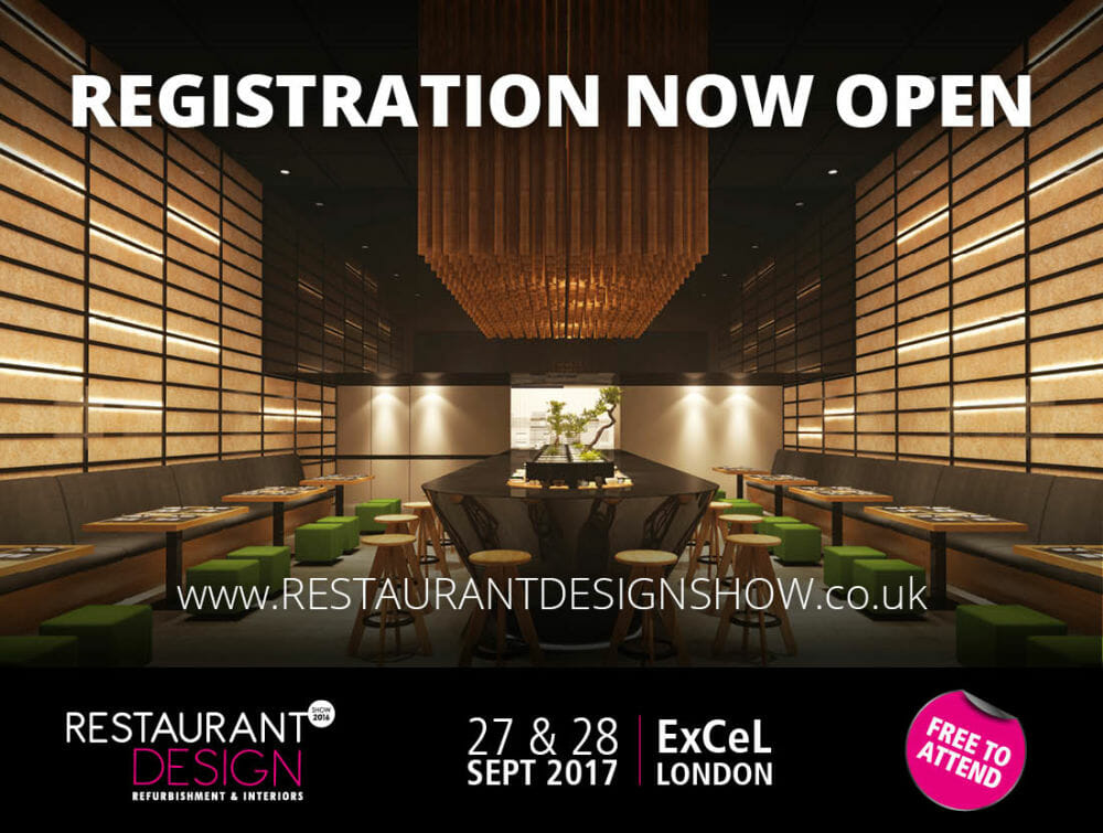 TICKET REGISTRATION OPENS FOR HOTLY ANTICIPATED RESTAURANT DESIGN SHOW!