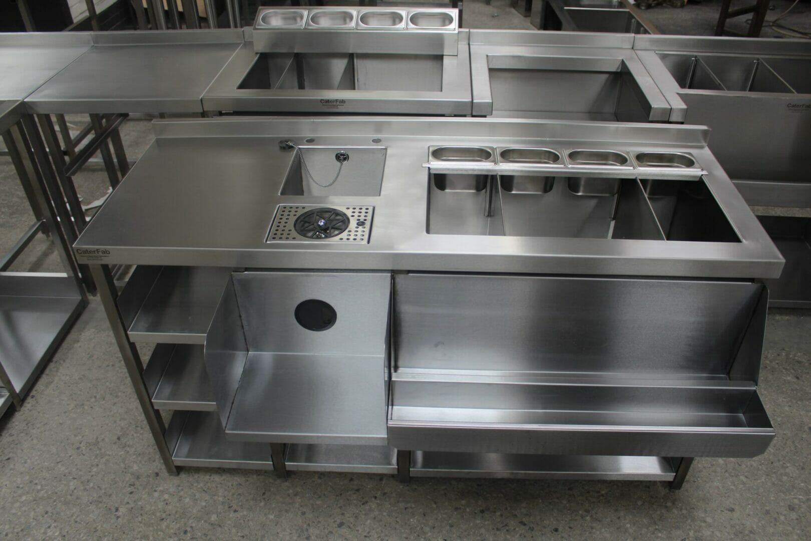 Caterfab Ltd is proud to present our modular, slide under bar system