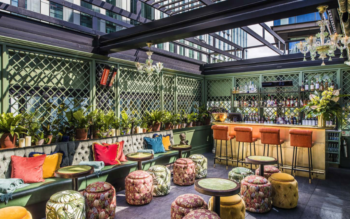THE IVY SPINNINGFIELDS REVEALS THE SKYLIGHT TERRACE