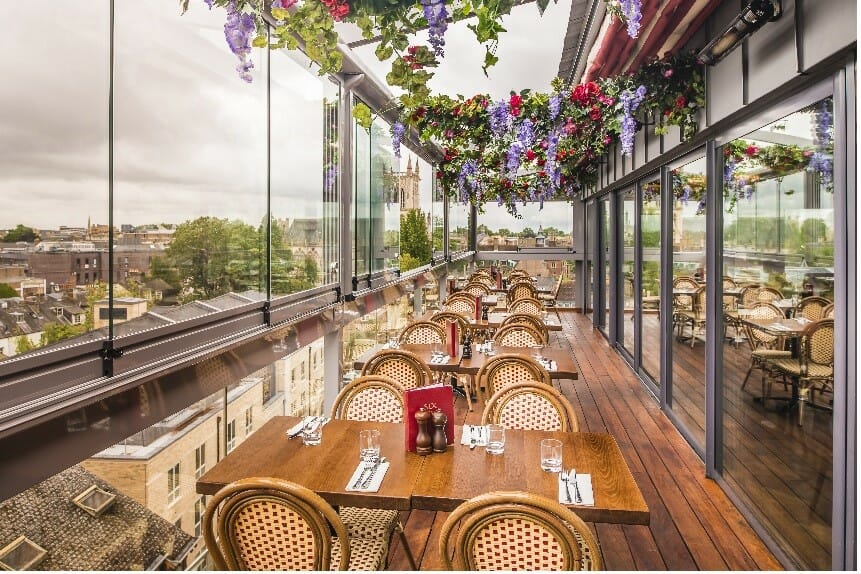 LUXURY CAMBRIDGE HOTEL UNVEILS ROOFTOP EVENT SPACE FOR HIRE