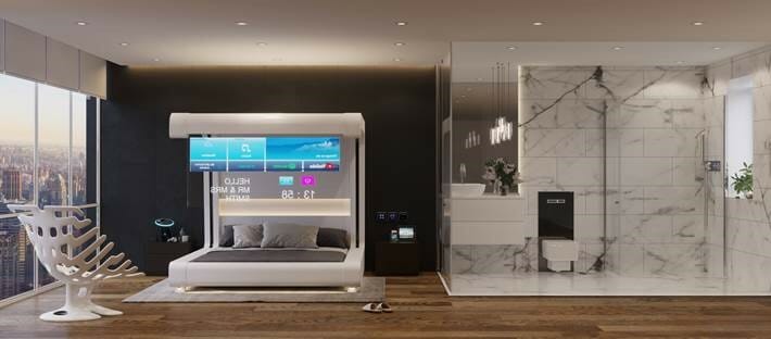 Here’s how hotel rooms will look like in the future