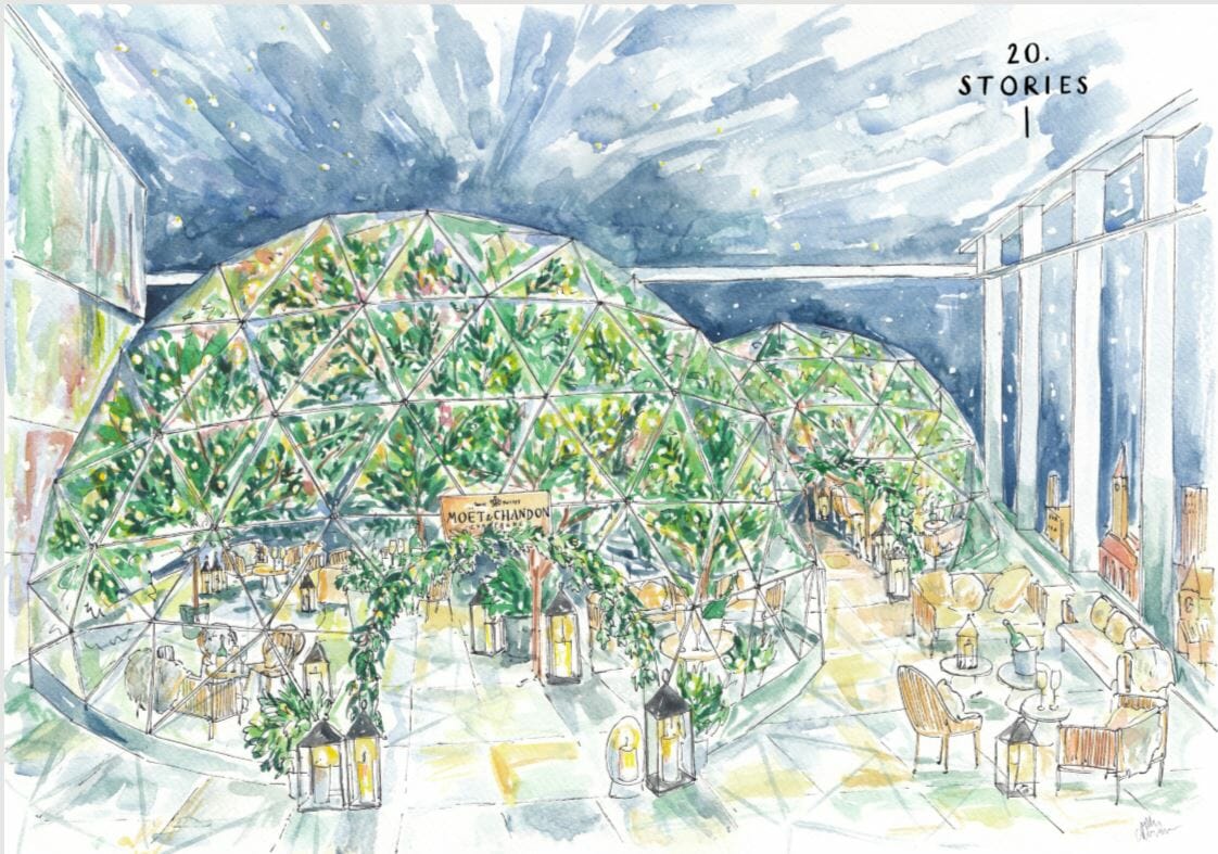 20 STORIES SET TO LAUNCH THE ENCHANTED TERRACE IN ASSOCIATION WITH  MOËT & CHANDON  @Moet_UK