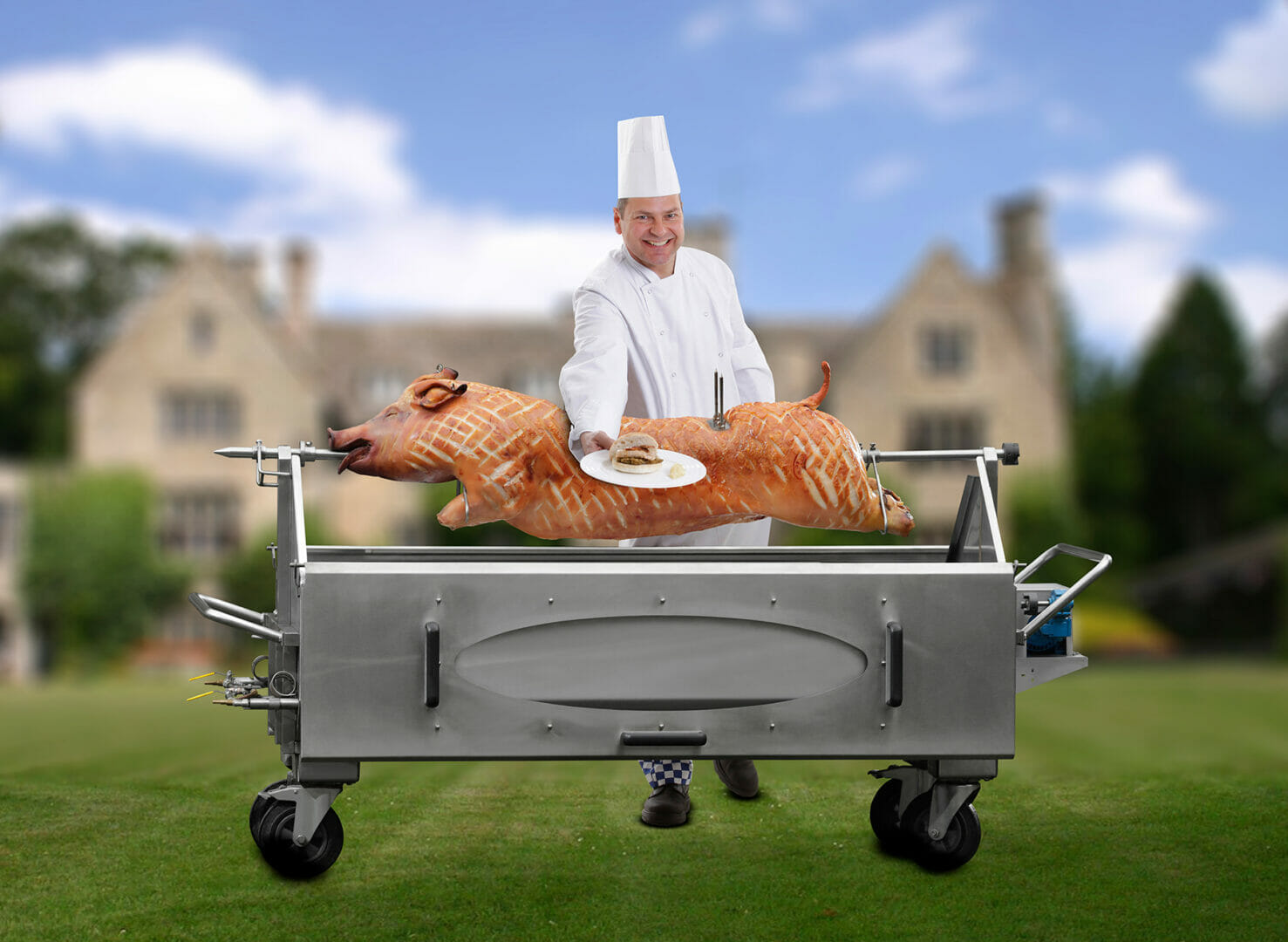 Elite Hog Roast Machines teams up with Trailblazer Barbecues to offer the most comprehensive range of outside catering equipment currently available