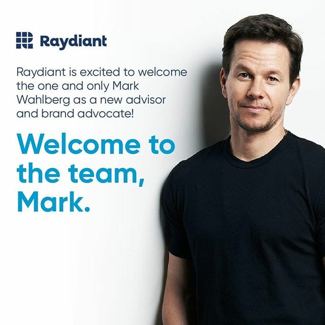 Mark Wahlberg Signs on to Raydiant’s Dynamic Display Platform as Advisor and Customer