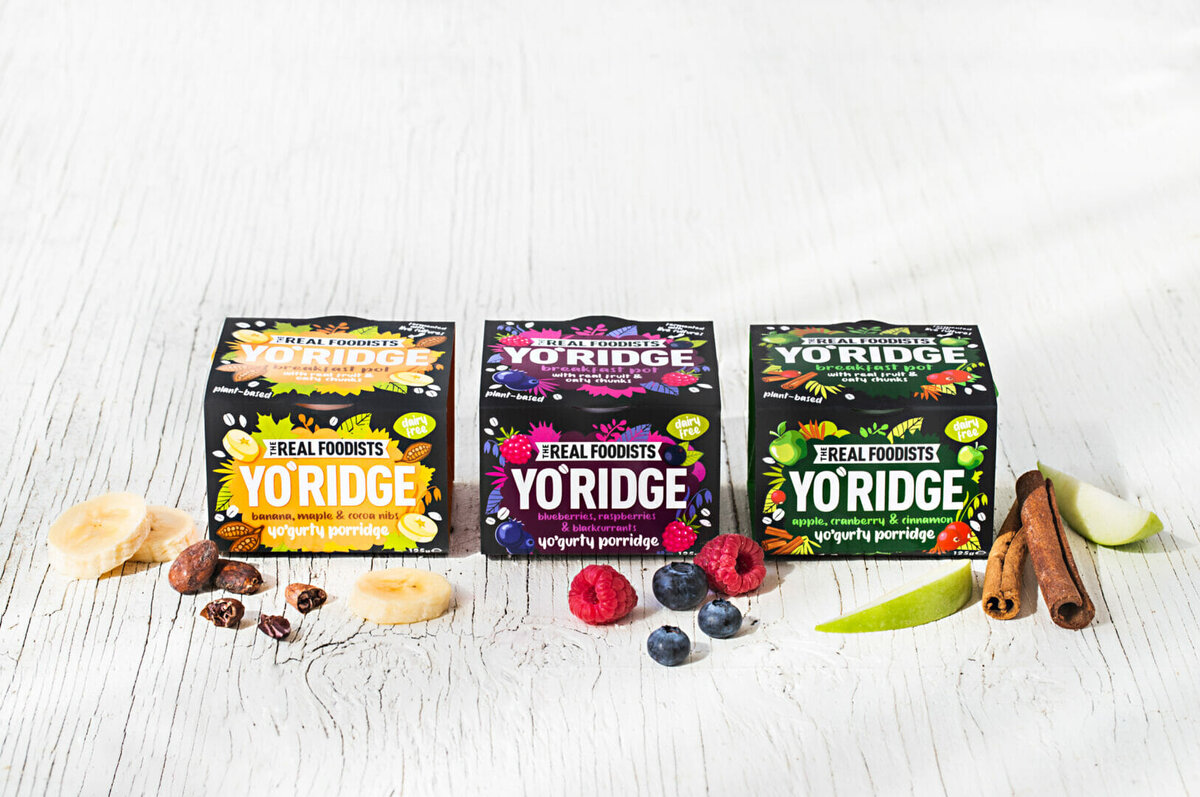 THE REAL FOODISTS LAUNCHES IN BRITAIN WITH UK-FIRST YO’RIDGE BREAKFAST POTS: THE PLANT-BASED LOVE CHILD OF YOGHURT & PORRIDGE