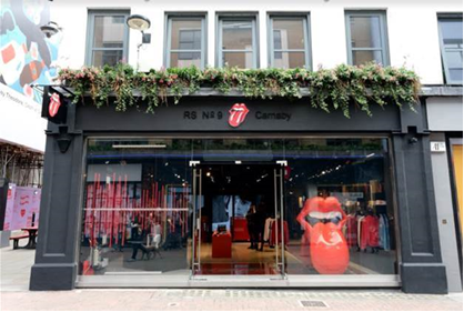 THE ROLLING STONES OPEN ‘WORLD EXCLUSIVE’ FLAGSHIP STORE IN LONDON ON CARNABY STREET 