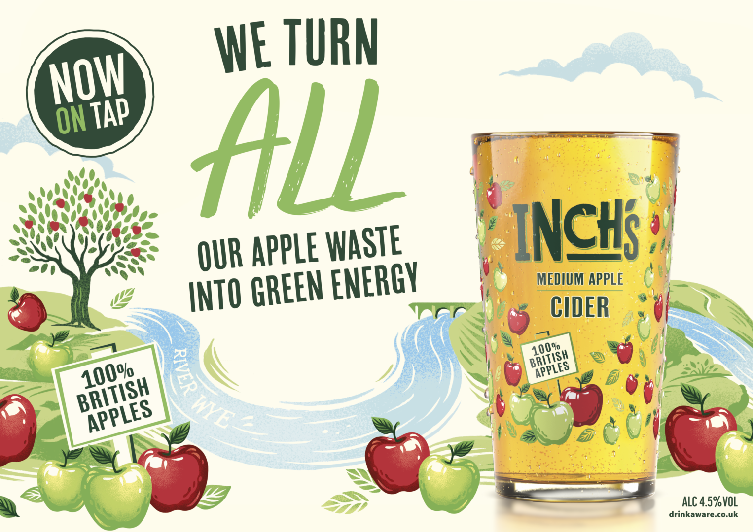 NEW SUSTAINABLE CIDER BRAND, INCH’S, SET TO SHAKE UP THE MAINSTREAM APPLE CIDER CATEGORY