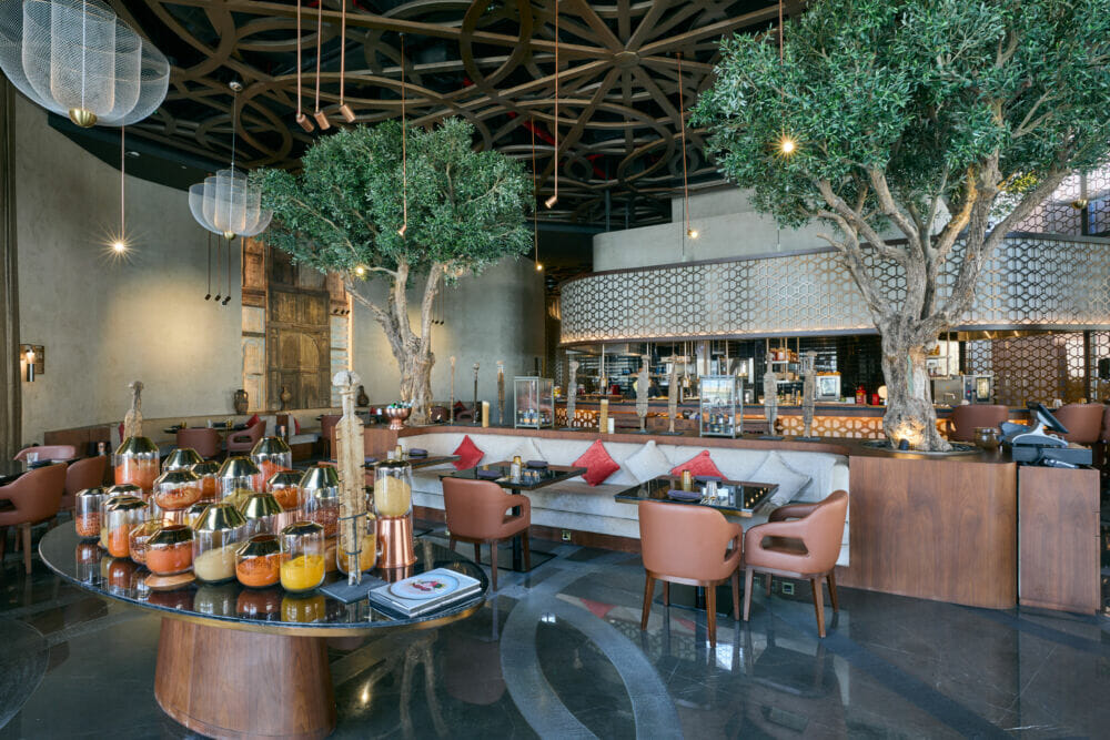 AW² completes the design of Shirvan restaurant for Michelin-star Chef Akrame in Doha, Qatar