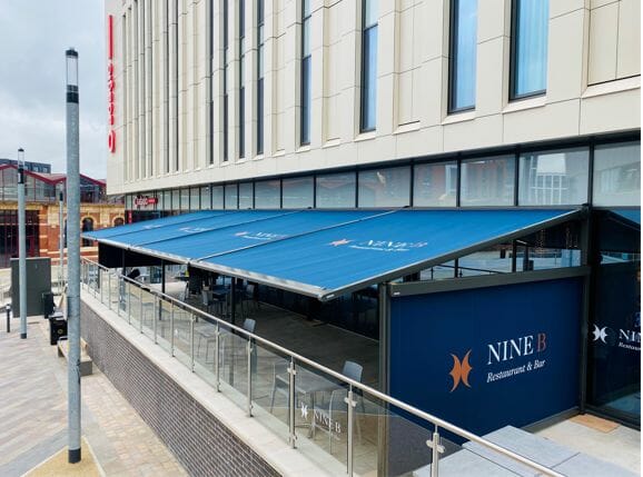 Hospitality sector sees a huge uplift infootfall following the addition of an awning