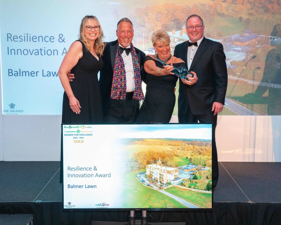 Awesome Foursome: New Forest hotel scoops fourth accolade of 2022 following success at the Beautiful South Tourism Awards