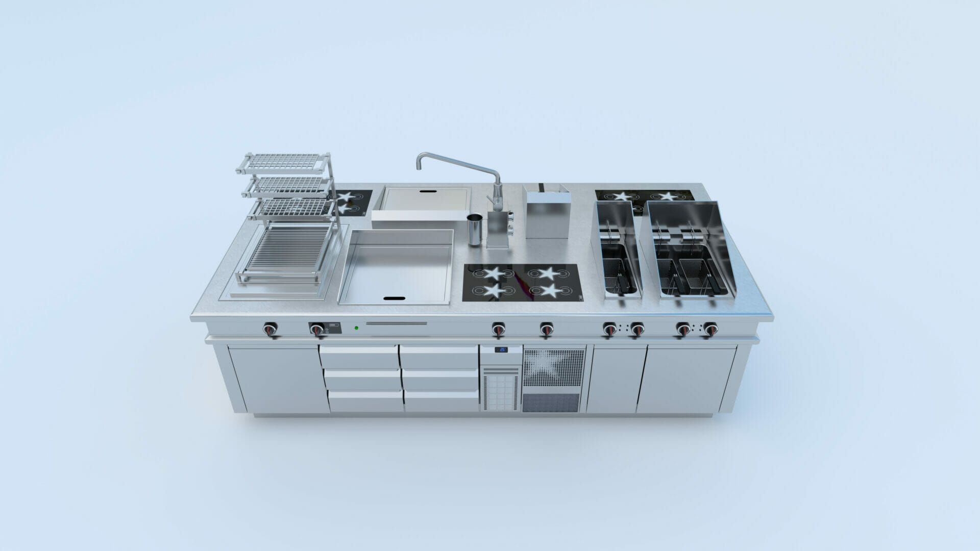 Exclusive Ranges installs first Menu System cooking range with full Data Lounge