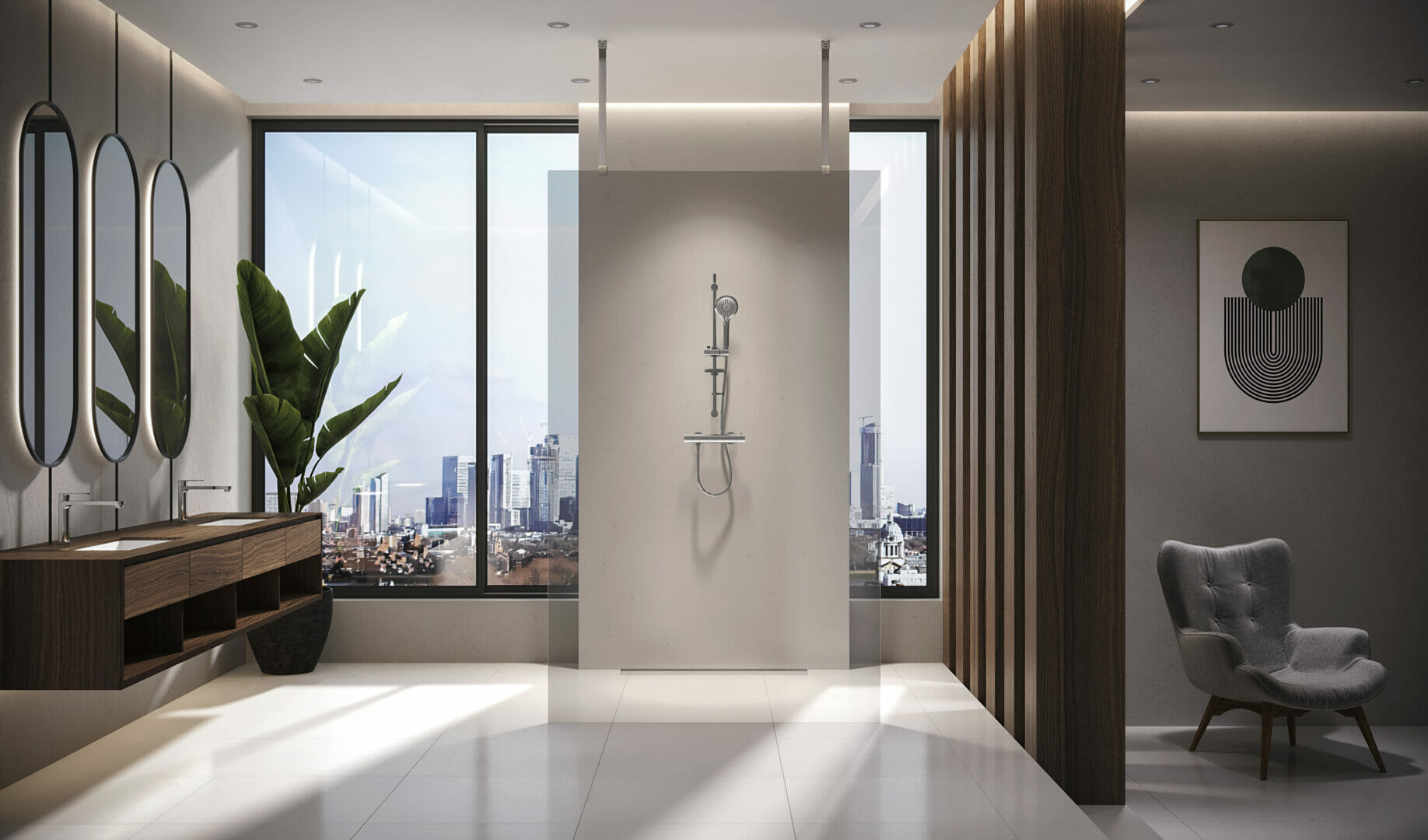 Aqualisa extends Mian mixer shower series designed for hotel and hospitality sectors