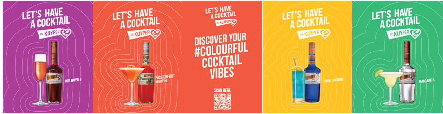 DE KUYPER LAUNCHES 360 UK MARKETING CAMPAIGN ‘COLOURFUL COCKTAIL VIBES’ #ColourfulCocktailVibe @de_kuyper_cocktails