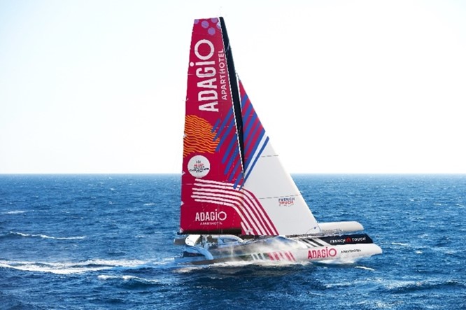 ADAGIO announced as title partner of Eric PÉRON during the Arkea Ultim Challenge – Brest