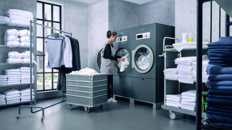 Improving the customer experience and efficiencies with an on-premise laundry