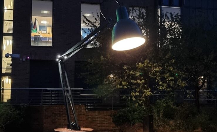 Installation of new permanent light art in Durham marks countdown to Lumiere 2023 #LumiereDurham