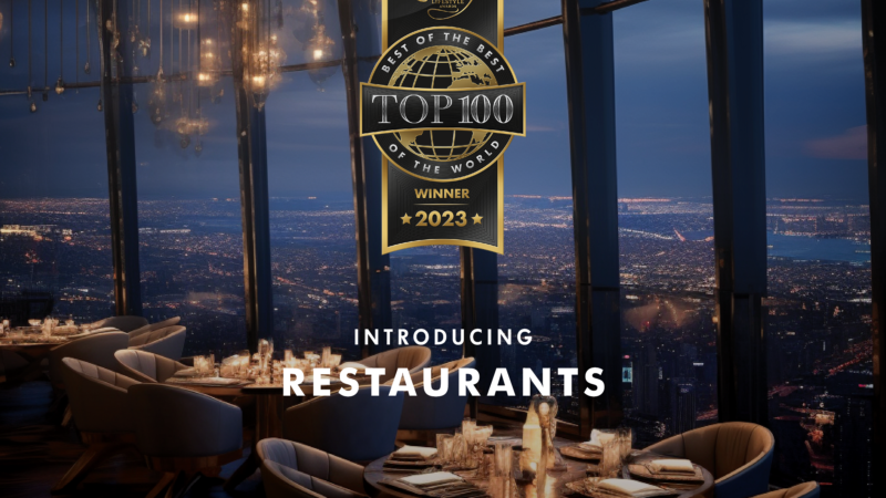 Indulge Your Senses: Announcing the TOP 100 Restaurants for 2023 by Luxury Lifestyle Awards