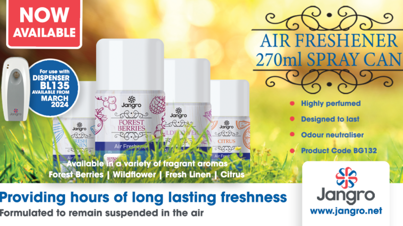 NEW COLLECTION FROM JANGRO KEEPS AIR SMELLING FRESH