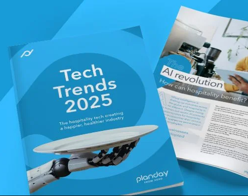 2025 Tech Trends Report by Planday AI, sustainability and mental health technology among key drivers for hospitality in 2025